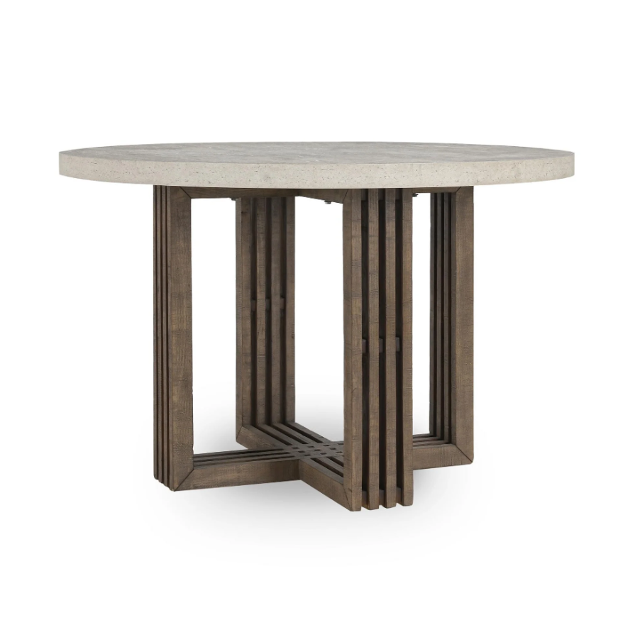 Aspen 47" Round Dining Table: Product View