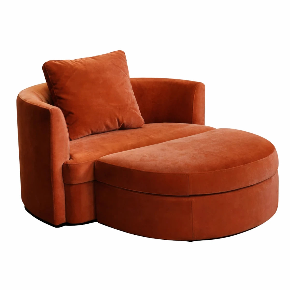Aurora Chair and Ottoman: Available at City Home PDX