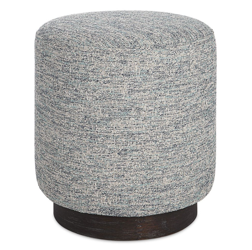 Avila Ottoman-Tweed: Available at City Home PDX
