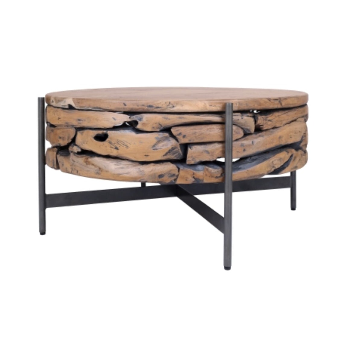 Bardo Reclaimed Teak Coffee Table: Available at City Home PDX