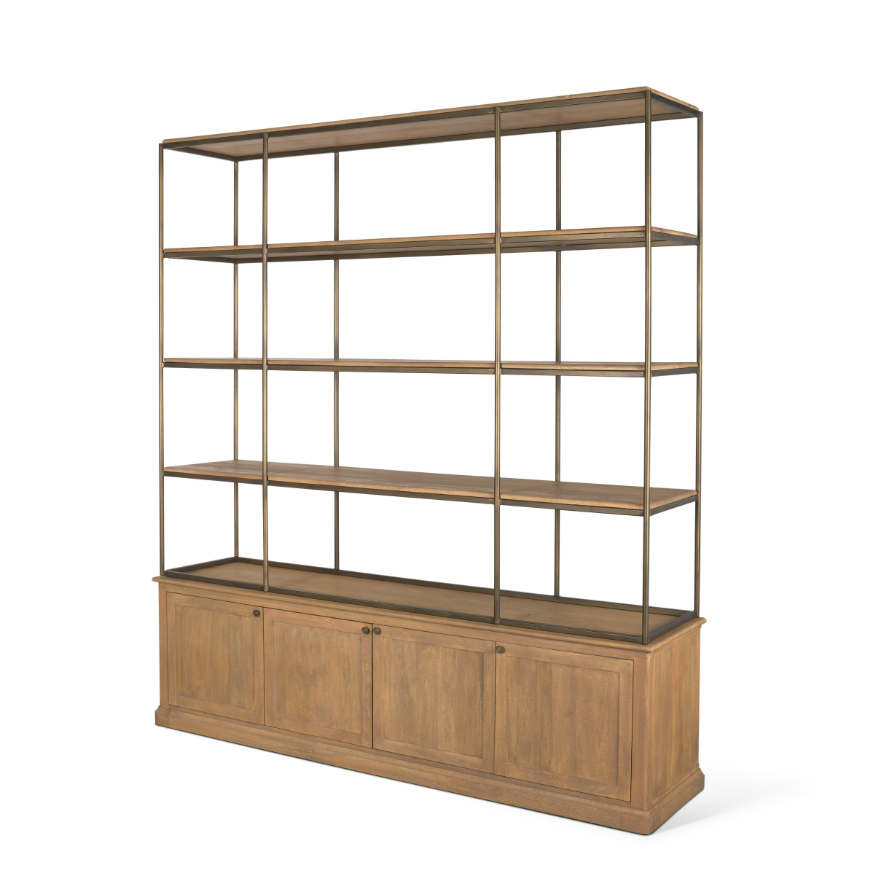 Baron 4-Door Shelving Unit: Product View