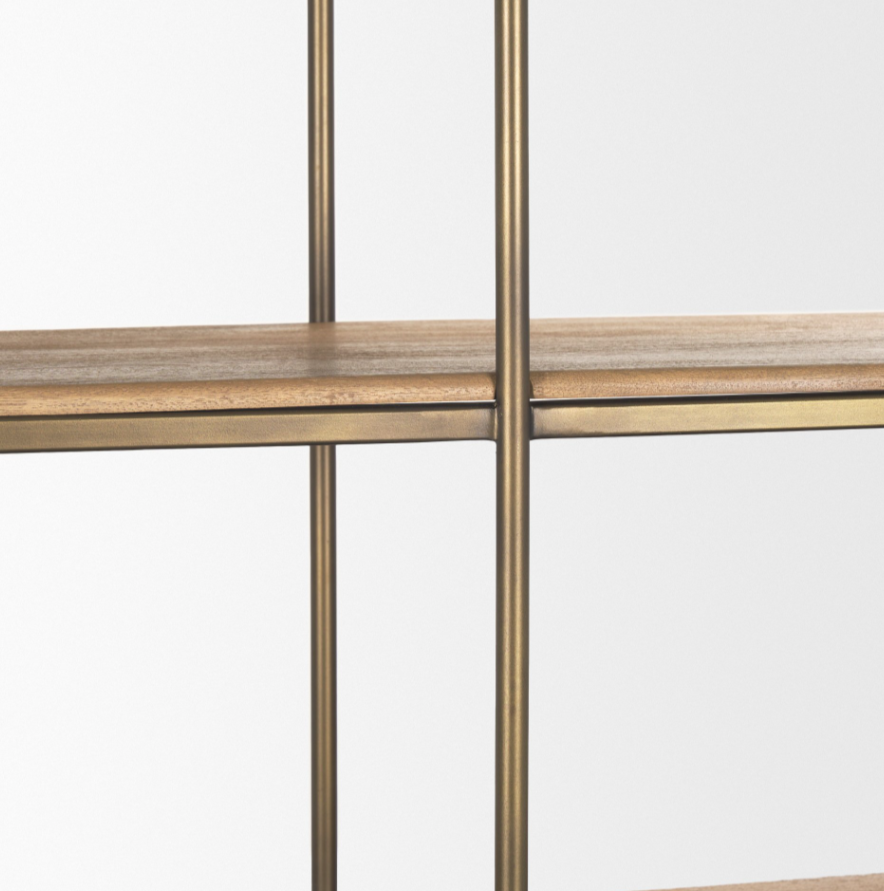 Baron 4-Door Shelving Unit: 2nd Up-Close Product Shelving View