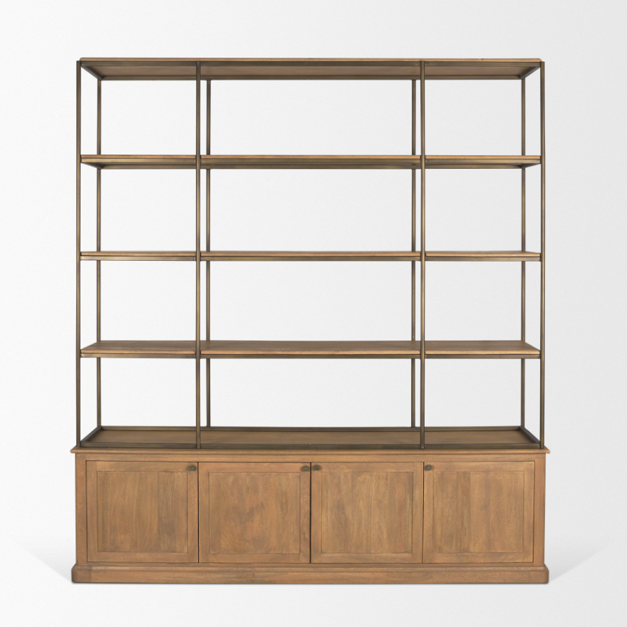 Baron 4-Door Shelving Unit: Available at City Home PDX