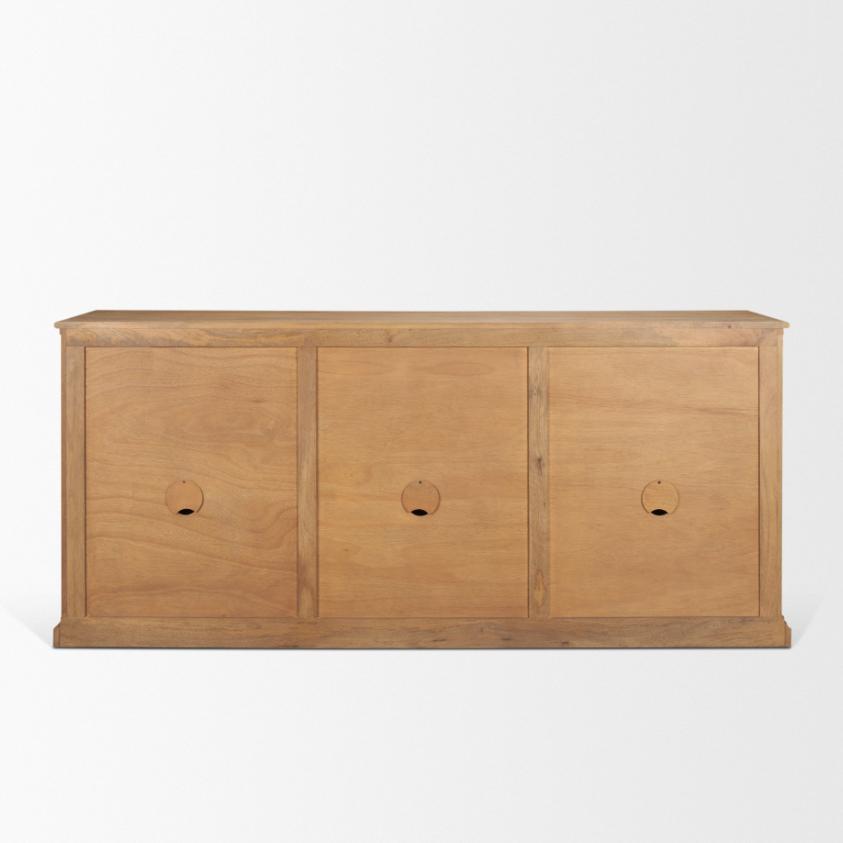 Baron 6 Door Sideboard: Product Back View