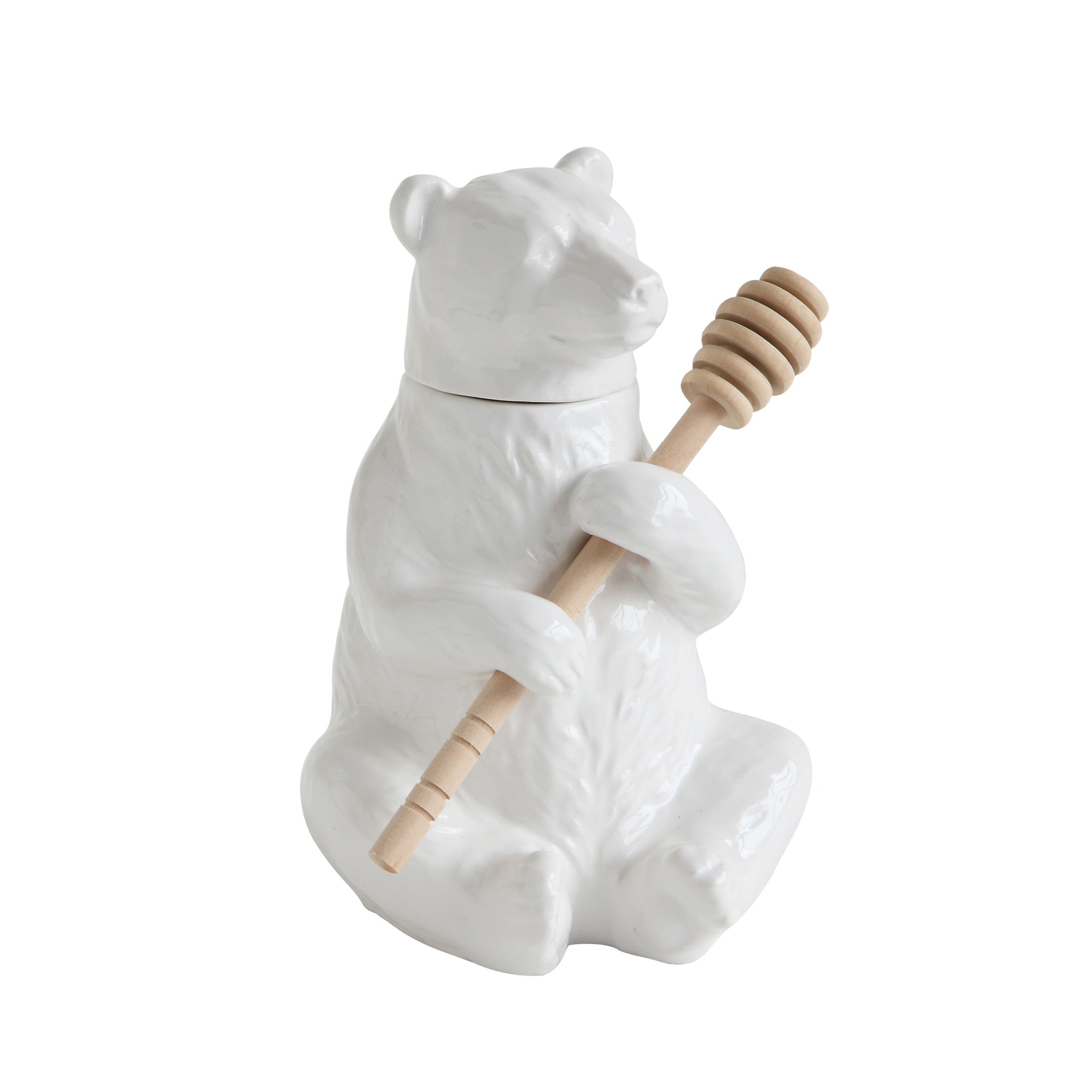 Bear Honey Pot with Honey Dipper, Set of 2: Available at City Home PDX