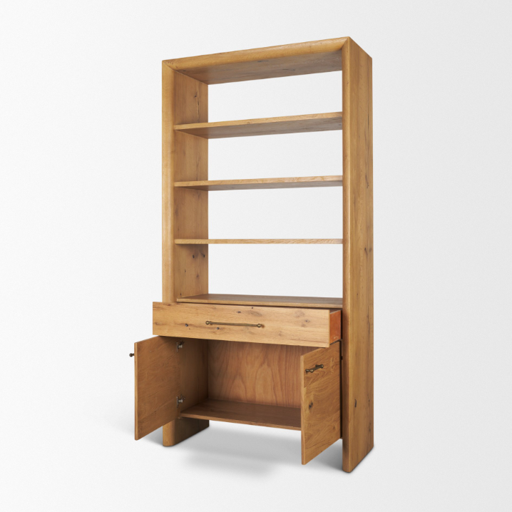 Belford 2 Door Open Shelf Unit: Open Storage Product View
