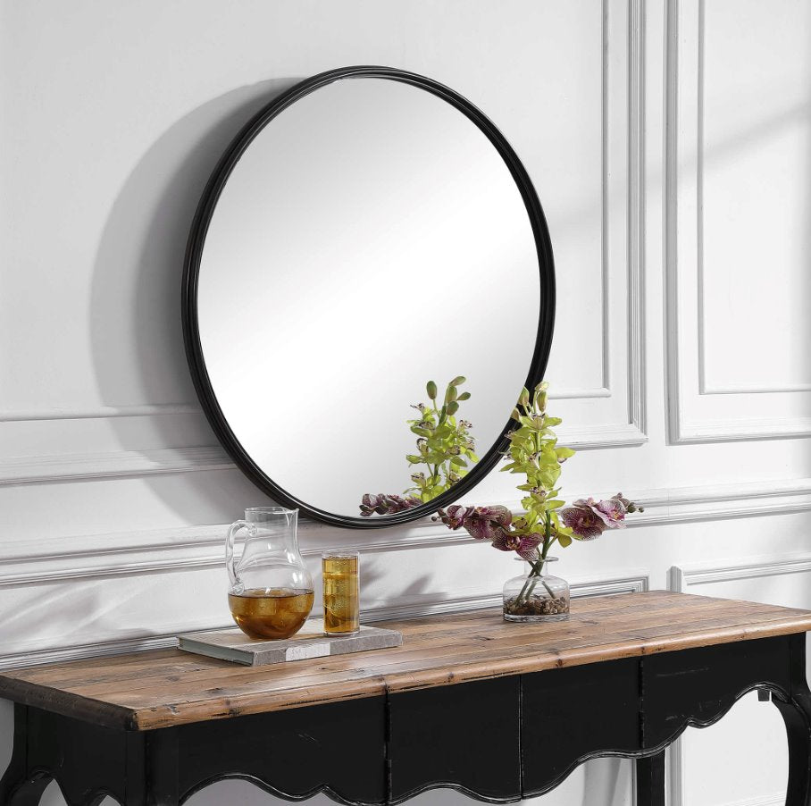 Belham Round Mirror: 2nd Product Style View