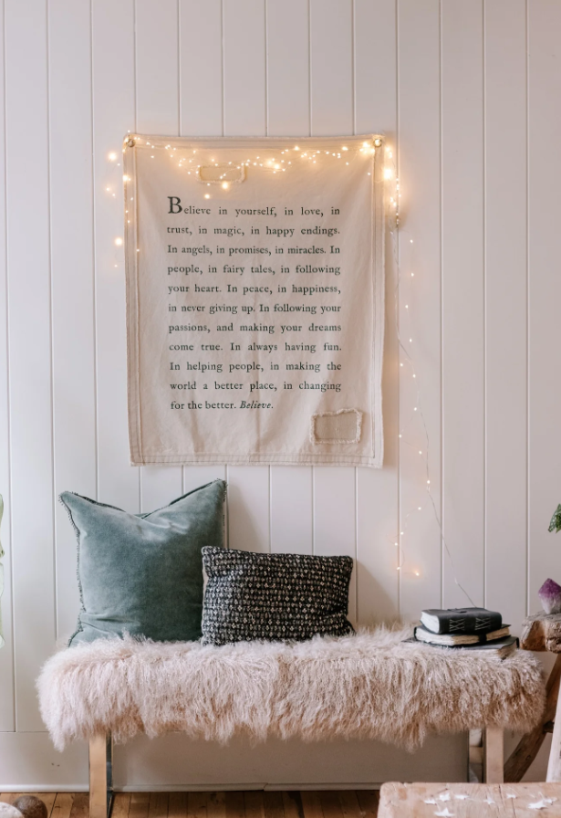 Believe in Yourself Wall Hanging: Product Style View