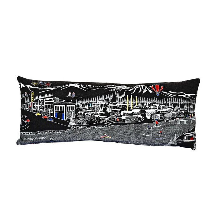 Bend Skyline Pillow: Available in Night Queen Size