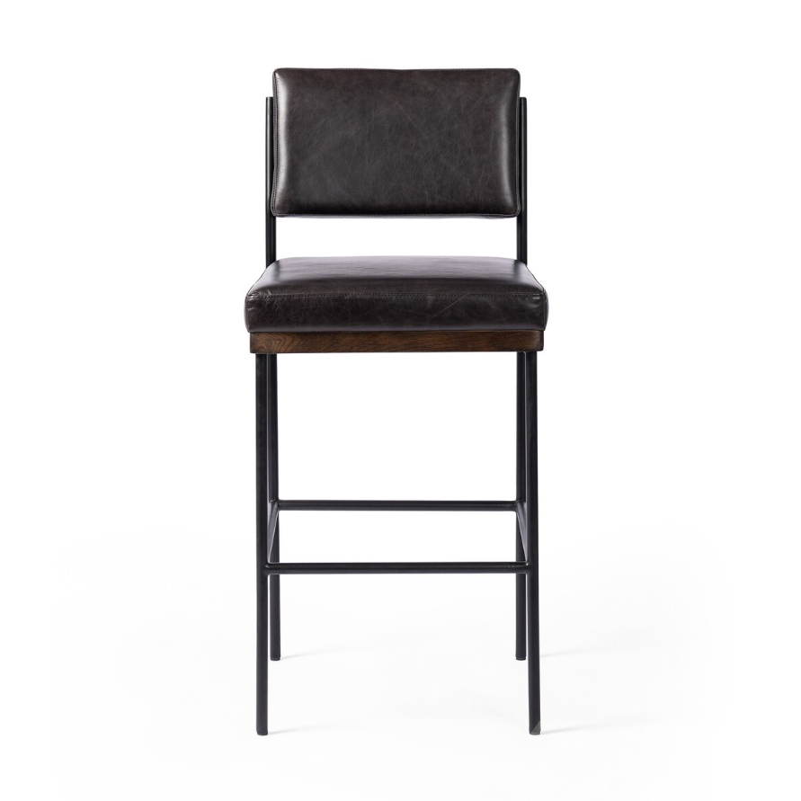 Benton Counter Stool-Sonoma Black: Available at City Home PDX