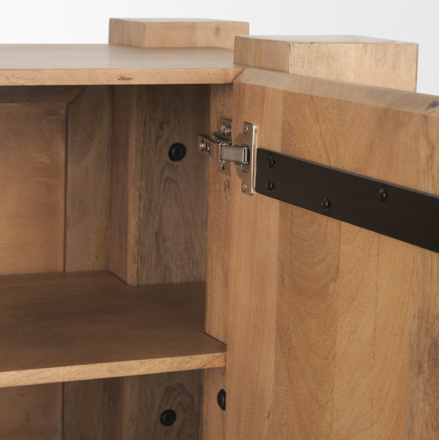 Beth Sideboard: Up-Close Product Shelving View