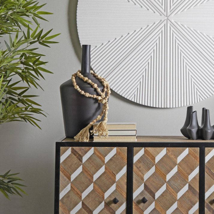 Black Glass Vase: Product Style View