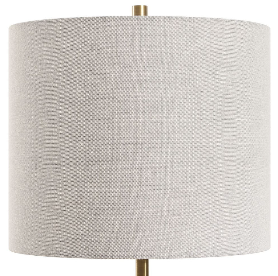 Blacktop Buffet Lamp: Hardback Drum Shade