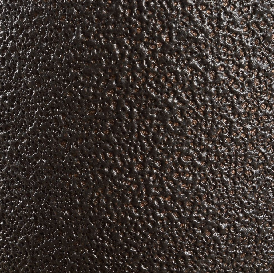 Blacktop Buffet Lamp: Textured Ceramic Base Finish View