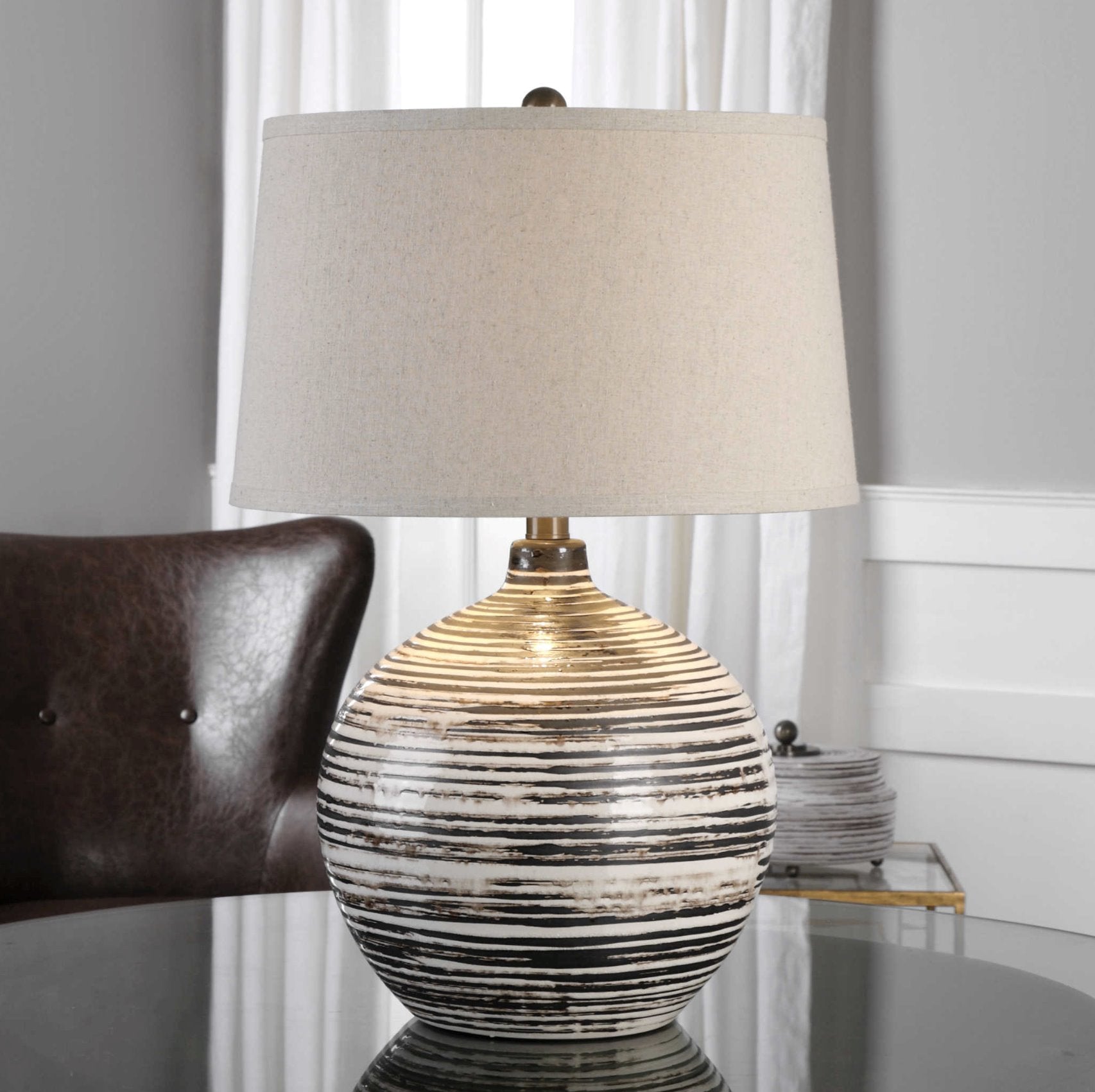 Bloxom Table Lamp: Light-On Product View