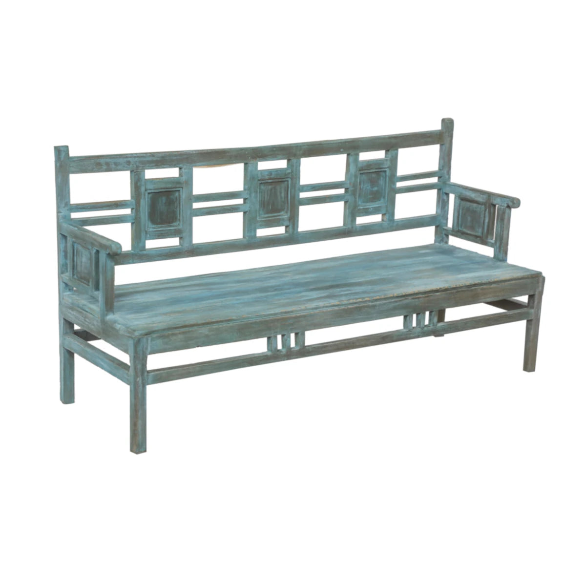 Artisan Crafted Teak Bench-Style Three: Product View