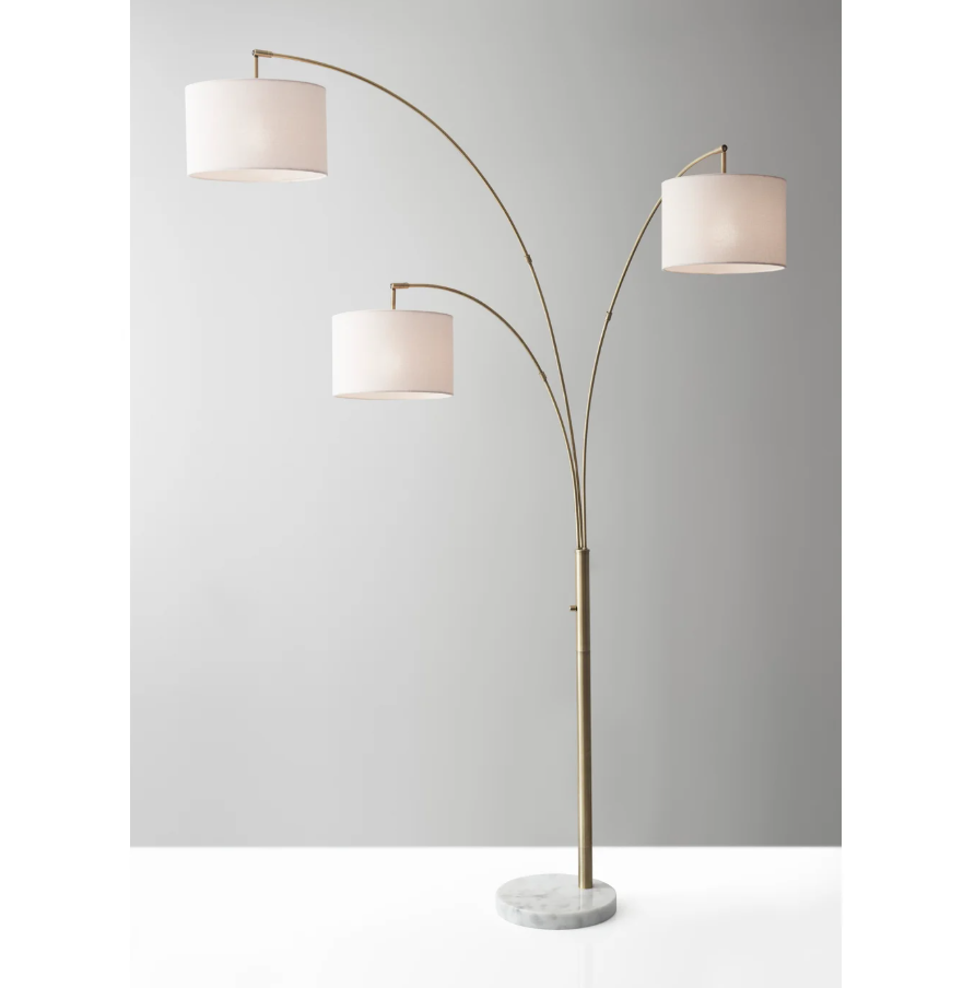 Bowery 3 Arm Arc Lamp: Product View