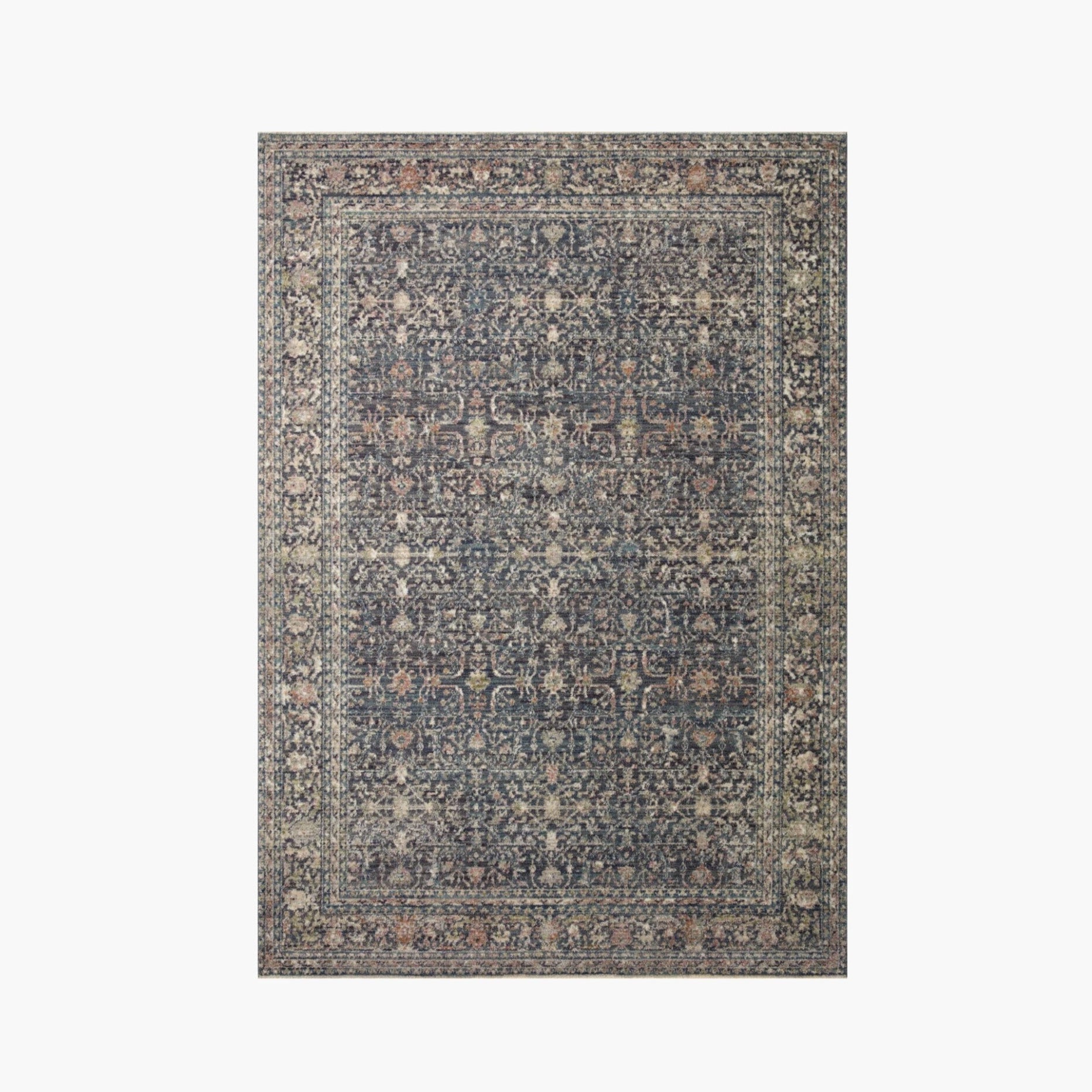 Jean Stoffer x Loloi Bradbury Rug in Midnight/Multi: Available at City Home PDX