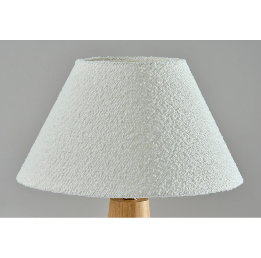 Brayden Tapered Table Lamp: Light-Off Product Shade View