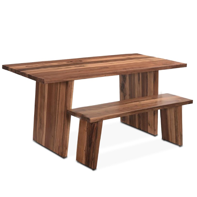 Barcelona 80" Dining Table: Product with Matching Dining Bench