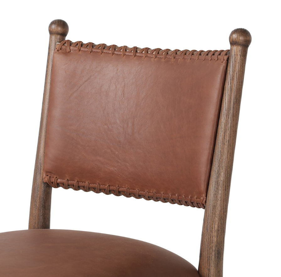 Amber Lewis X Four Hands Bella Dining Chair: Product Backrest View