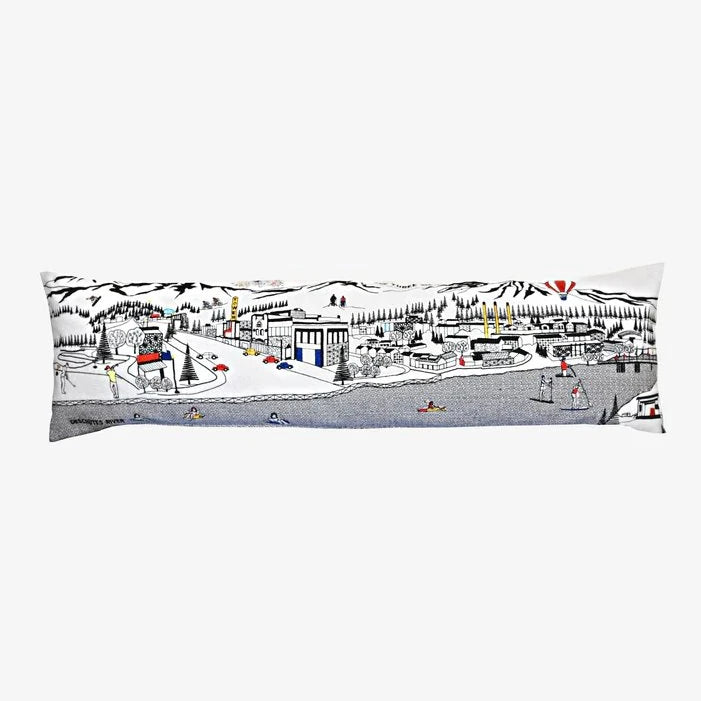 Bend Skyline Pillow: Day finish in King Size