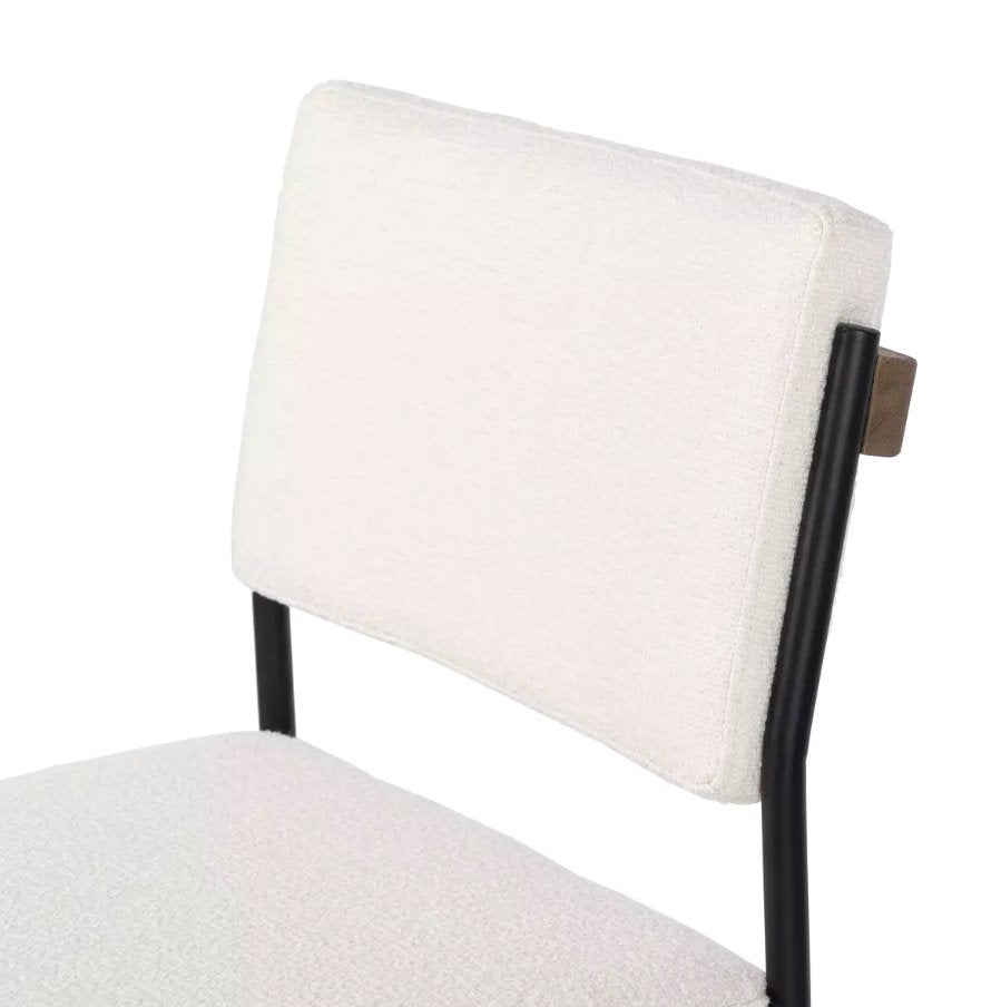 Benton Counter Stool in Fayette Cloud: Backrest View