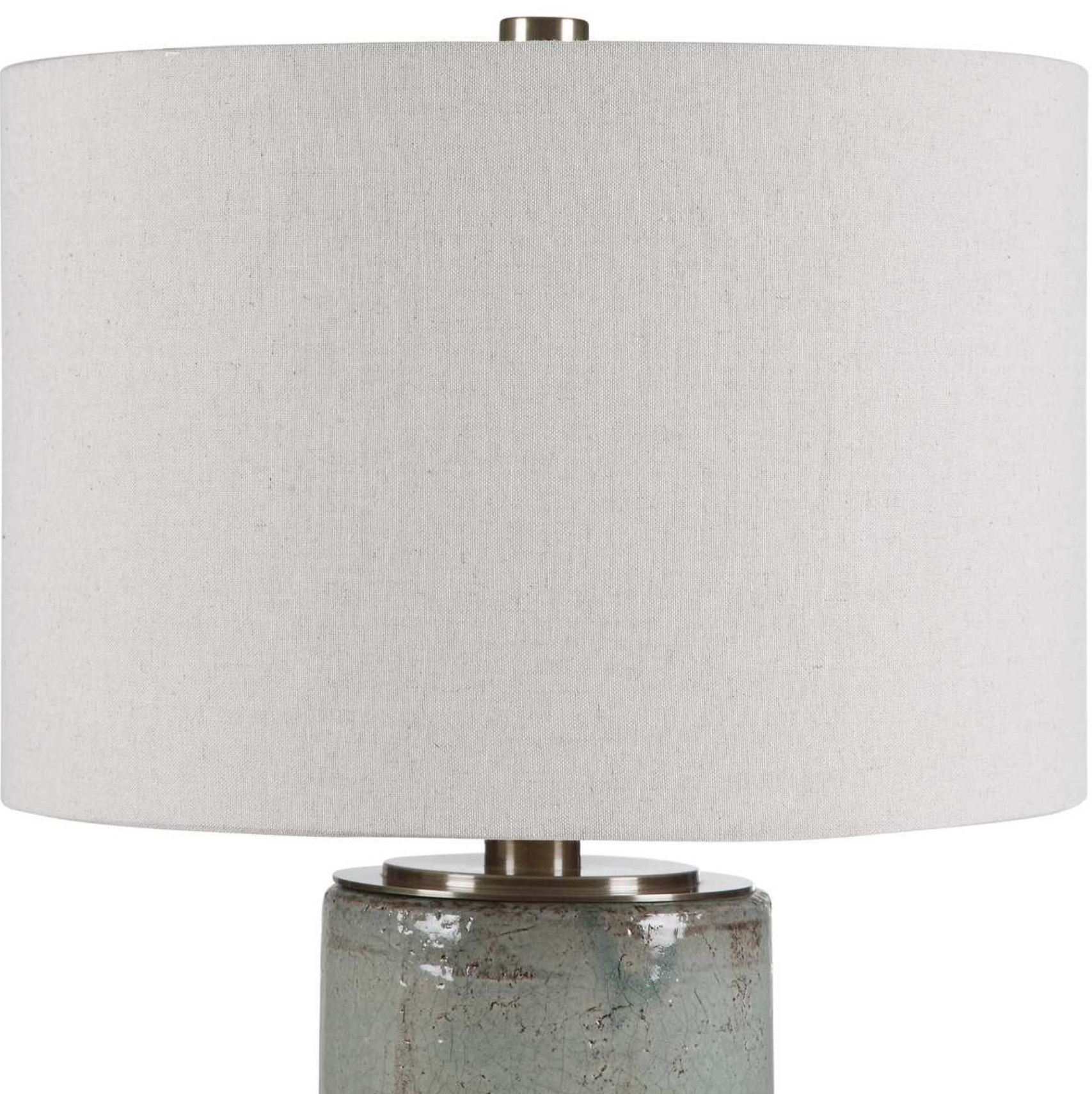 Callais Table Lamp: Drum Hardback Shade