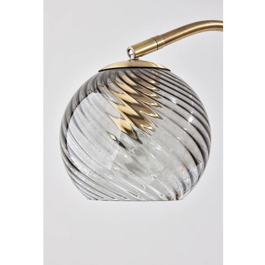 Camden Desk Lamp: Glass Globe Shade View