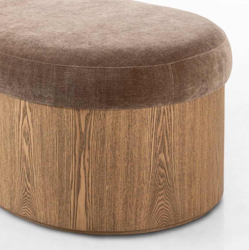 Celeste Accent Bench: 2nd Product Corner View