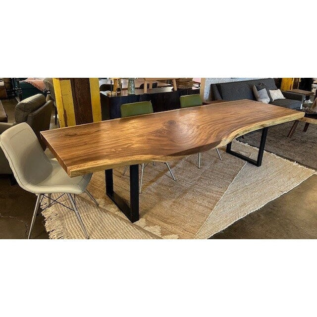Chamcha Wood Dining Table: Product View