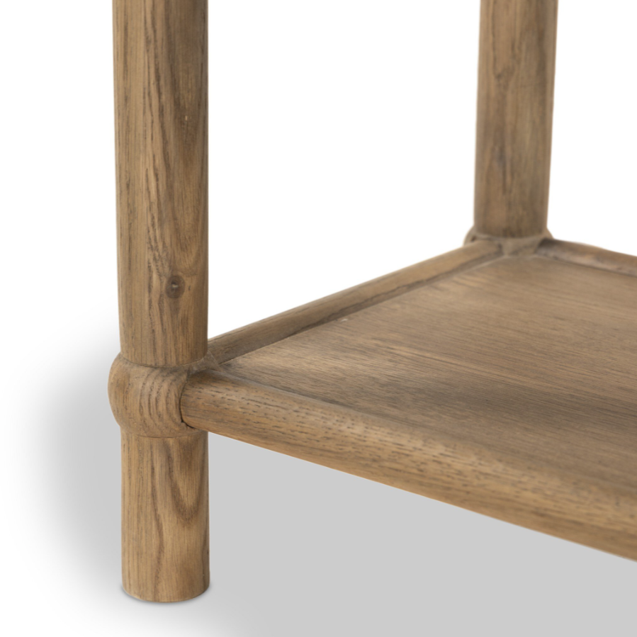 Amber Lewis X Four Hands Charnes End Table: Lower Shelf Product View