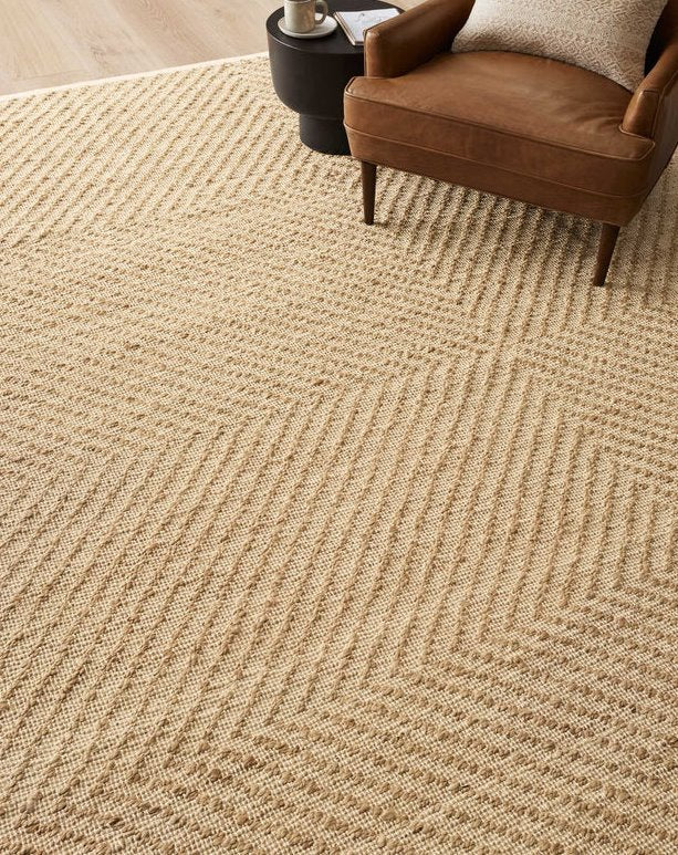 Angela Rose x Loloi Colton Rug in Natural/Ivory: Product Style View