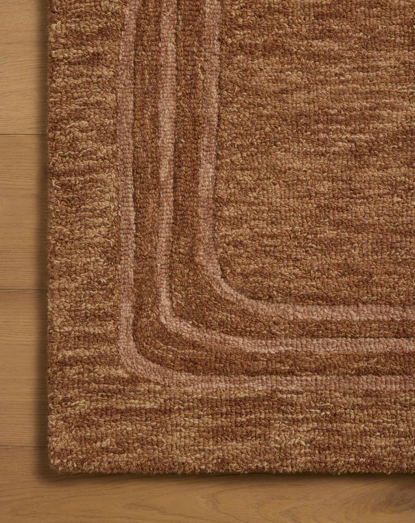 Leanne Ford X Loloi Craven Rug in Spice/Rose