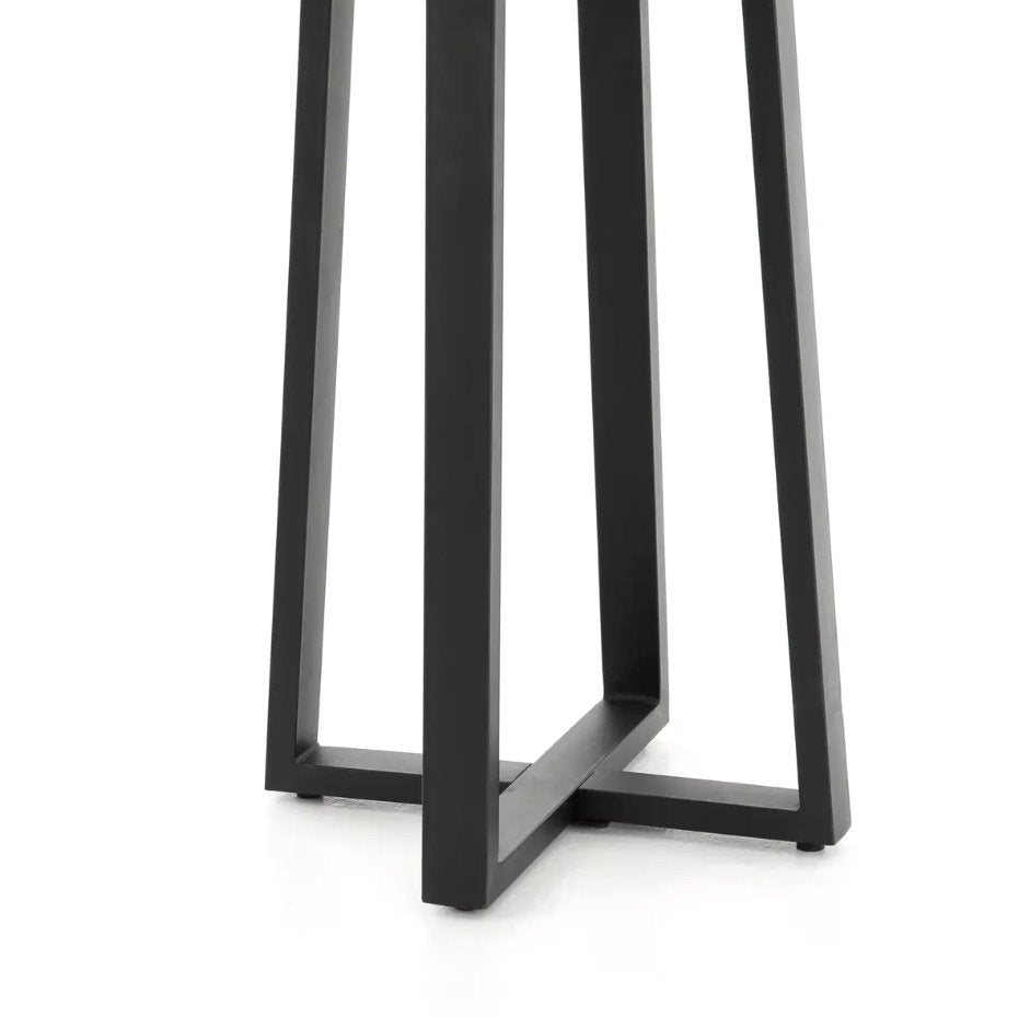 Cyrus Outdoor Counter Table: Iron Base View