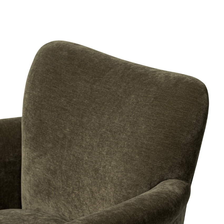 Camellia Swivel Chair: Up-Close Product Backrest View