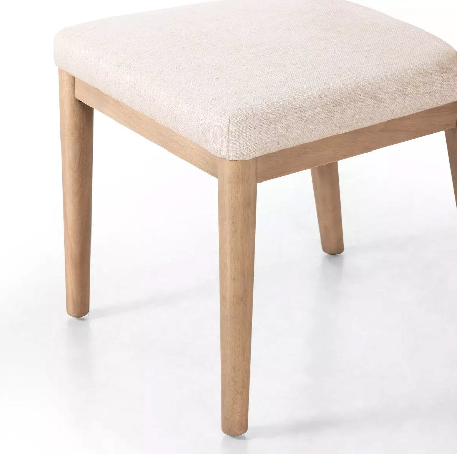 Cardell Dining Chair in Essence Natural: Up-Close View of Chair Seat