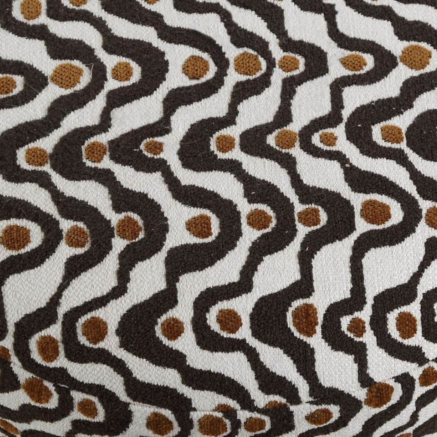 Cas Ottoman: Up-Close Fabric Print View