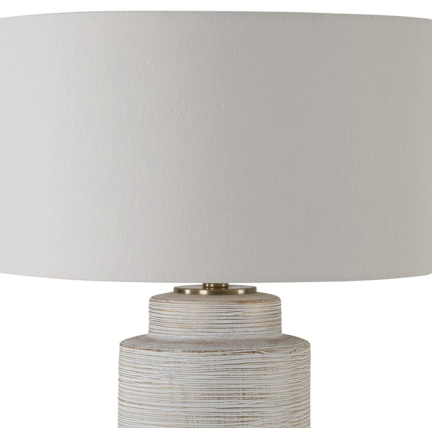 Crimp Table Lamp: Hardback Drum Shade Product View