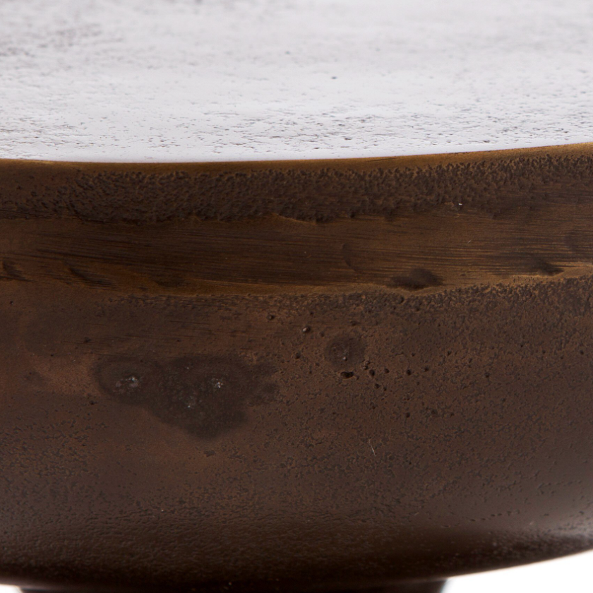 Cruz End Table: Up-Close Tabletop Edge View
