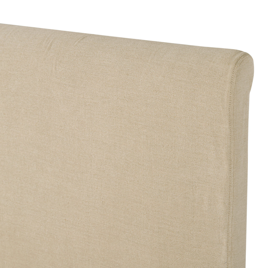 Amber Lewis X Four Hands Dalia Bed-Broadway Dune: Product Headboard View