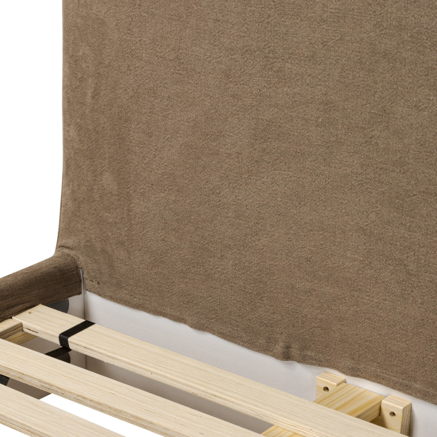 Amber Lewis X Four Hands Dalia Bed-Broadway Coffee: Up-Close Product View