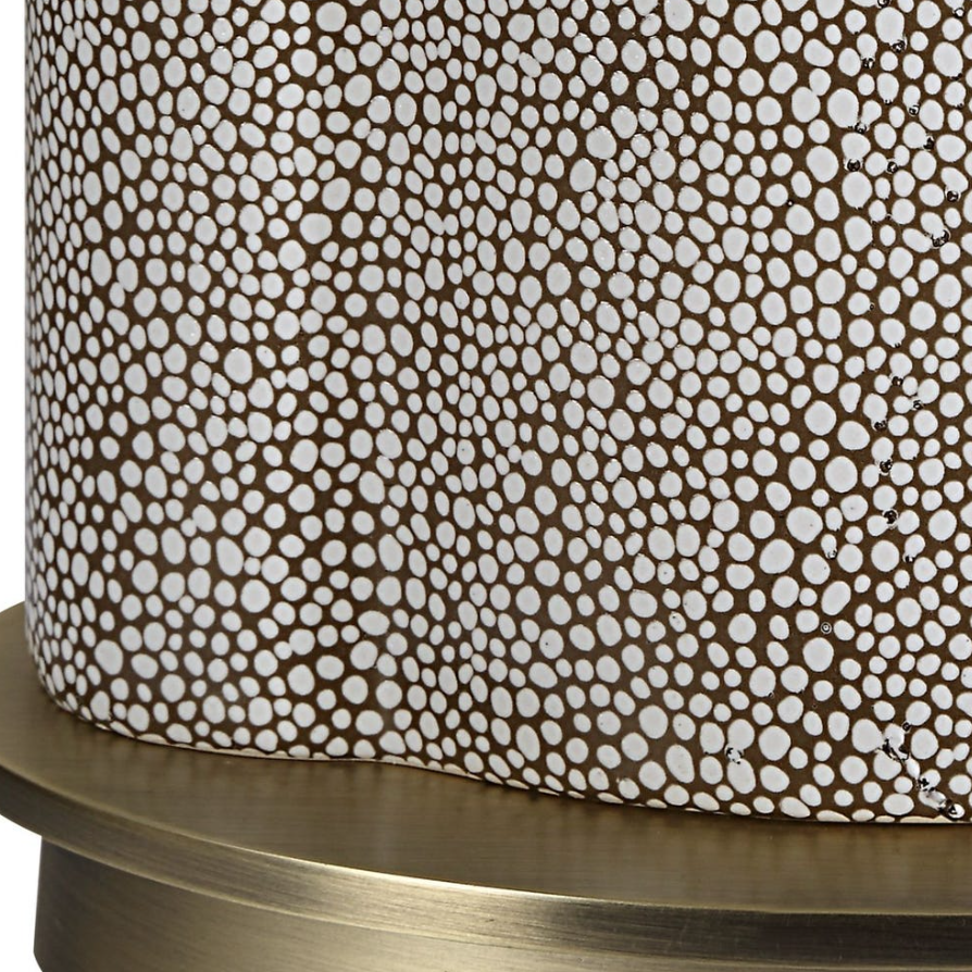 Dapple Porcelain Table Lamp: Up-Close Product Base View