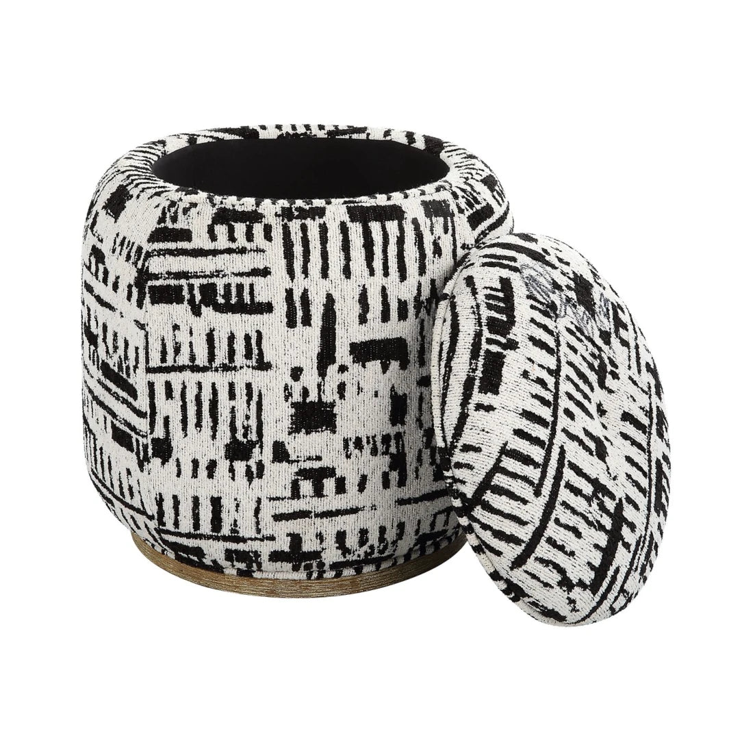 Dialogue Ottoman: Product Lid Removed View