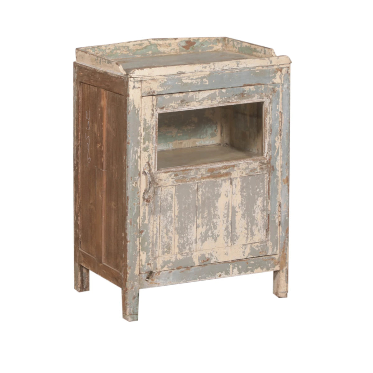 Wooden Cabinet with Glass-Style B: Product View