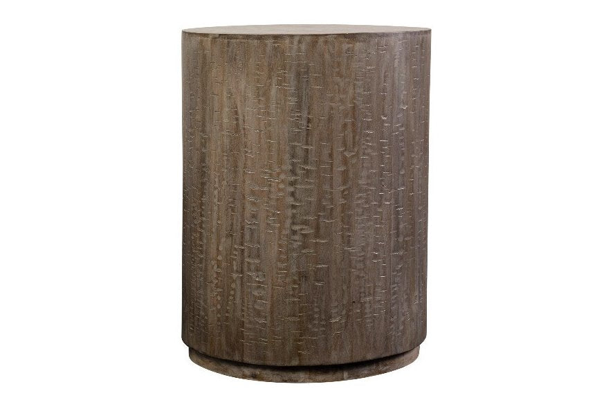 Drum End Table: Available at City Home PDX