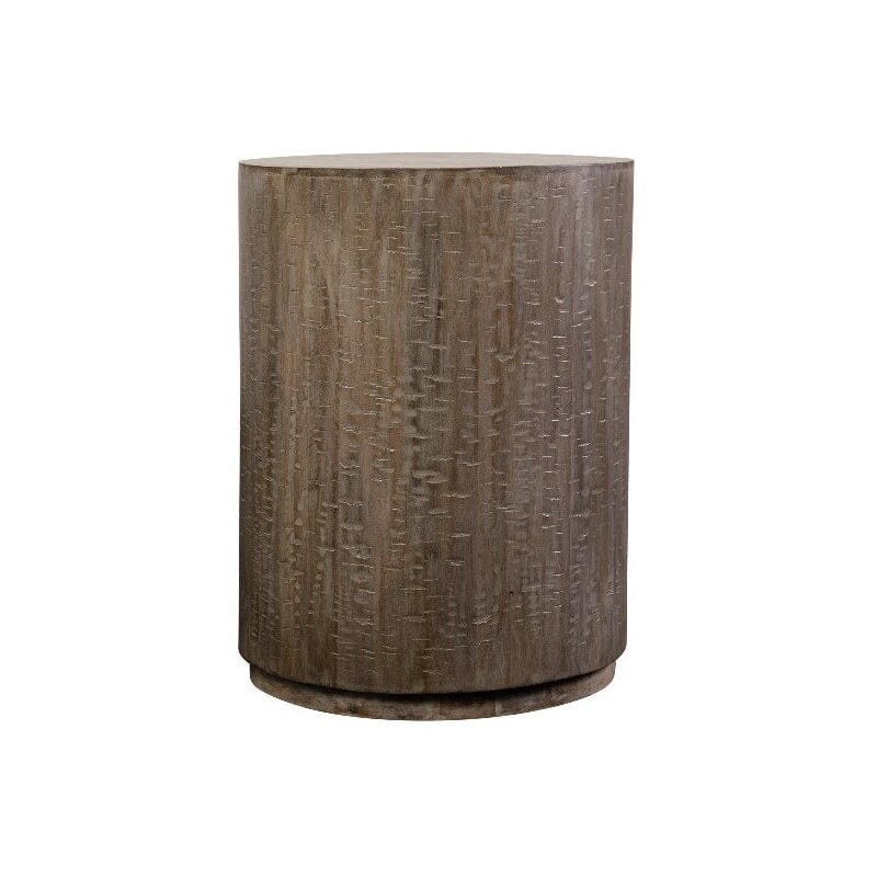Drum End Table: Available at City Home PDX