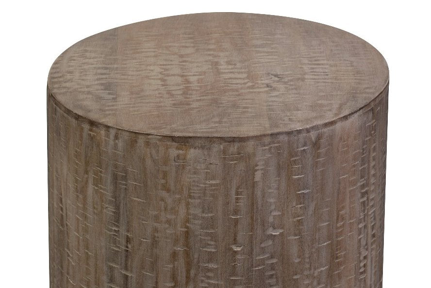 Drum End Table: Tabletop View