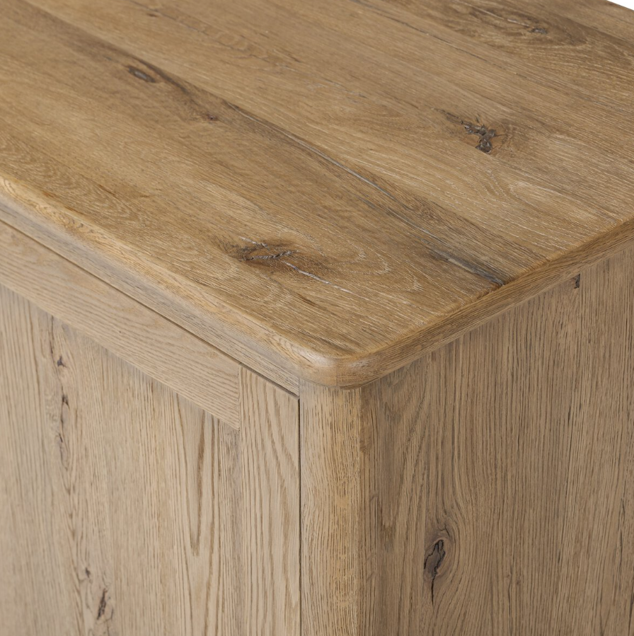 Amber Lewis X Four Hands Dumont Small Cabinet: Product Corner View