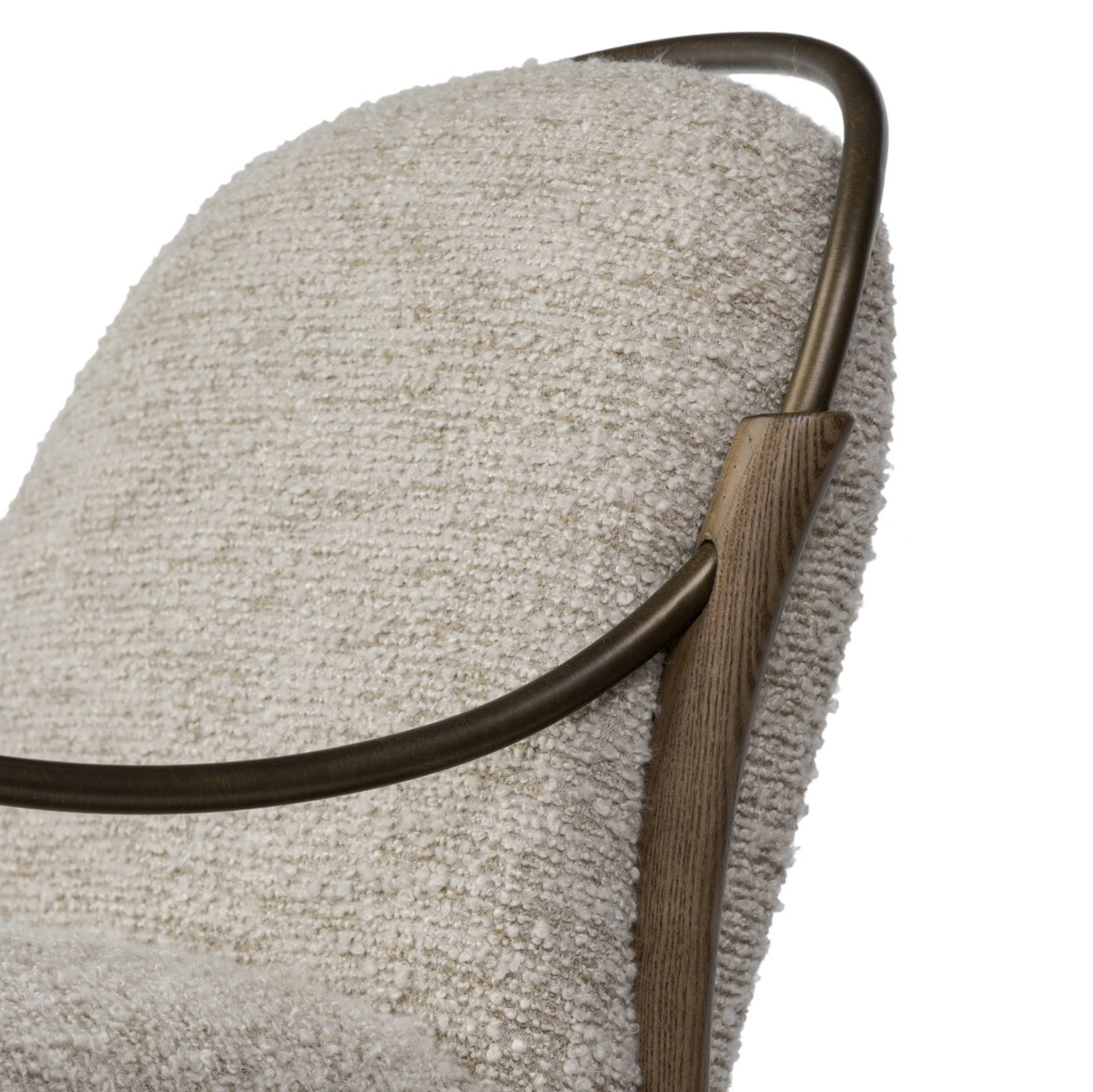 Amber Lewis x Four Hands Demi Chair: Product Backrest Side View